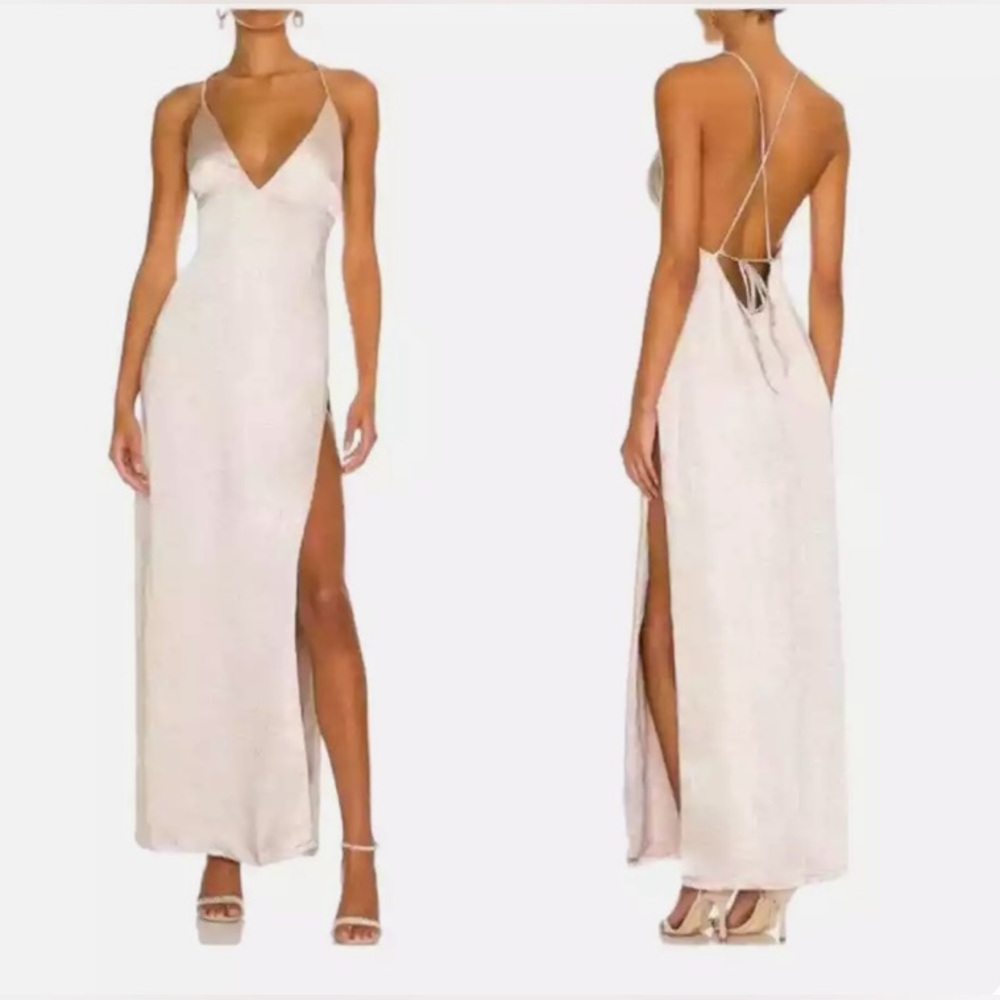 Elegant Cream Maxi Dress